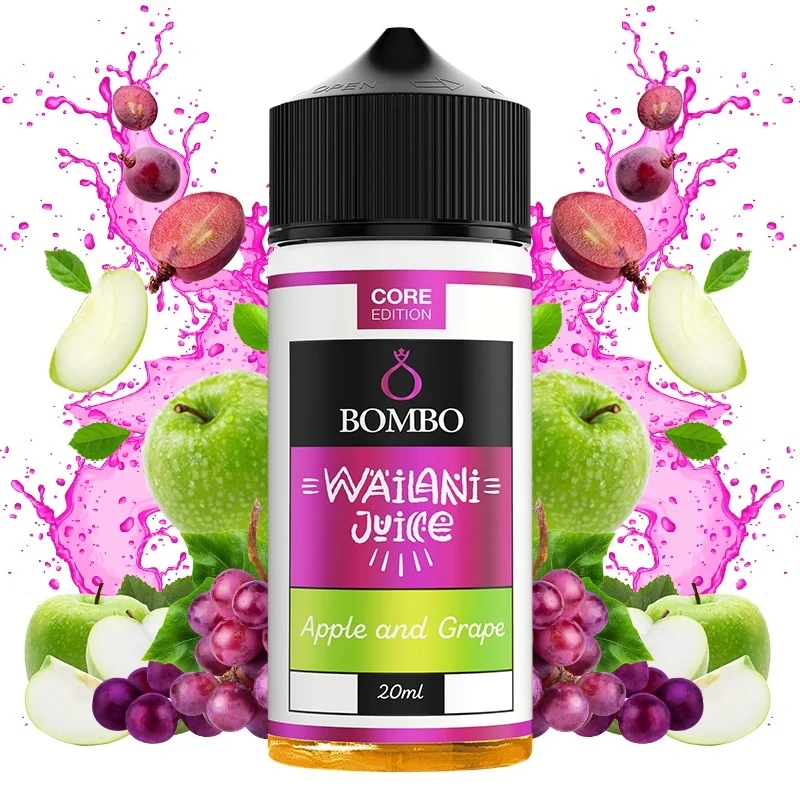 Bombo Wailani Juice Apple And Grape Core Edition 20/120ml