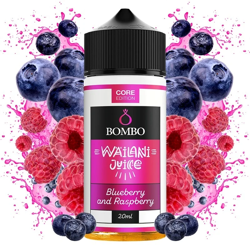Bombo Wailani Juice Blueberry And Raspberry Core Edition 20/120ml - BOMBO Μάρκα - Flavour Shots