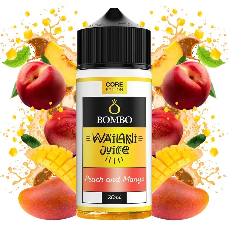 Bombo Wailani Juice Peach And Mango Core Edition 20/120ml