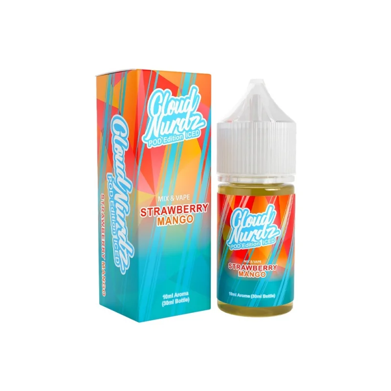 Cloud Nurdz Strawberry Mango Pod Edition Iced 10/30ml
