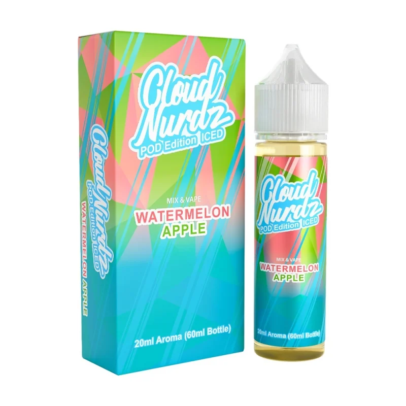 Cloud Nurdz Watermelon Apple Pod Edition Iced 20/60ml
