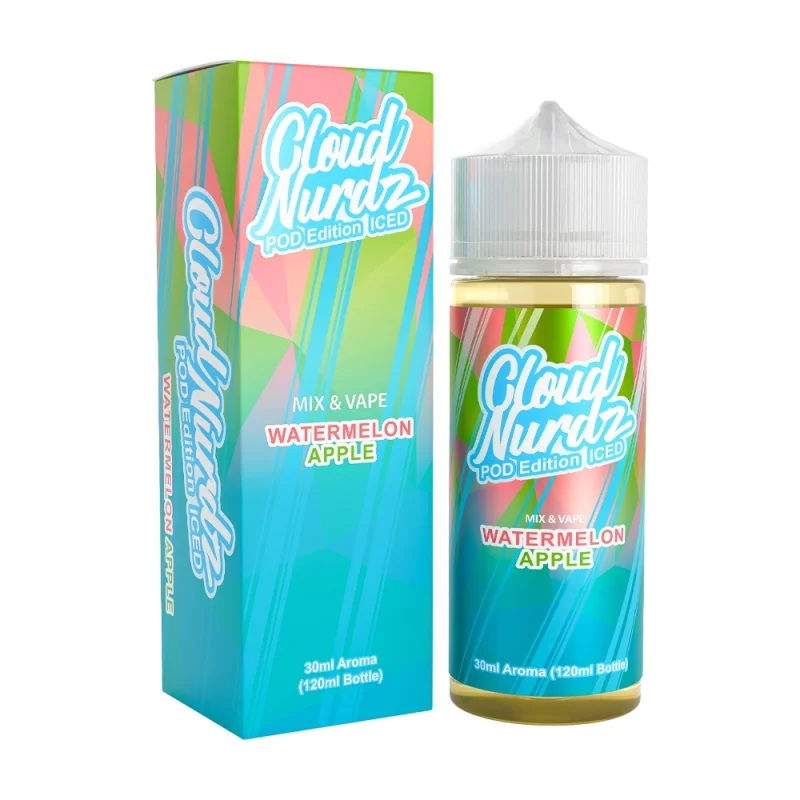 Cloud Nurdz Watermelon Apple Pod Edition Iced 30/120ml