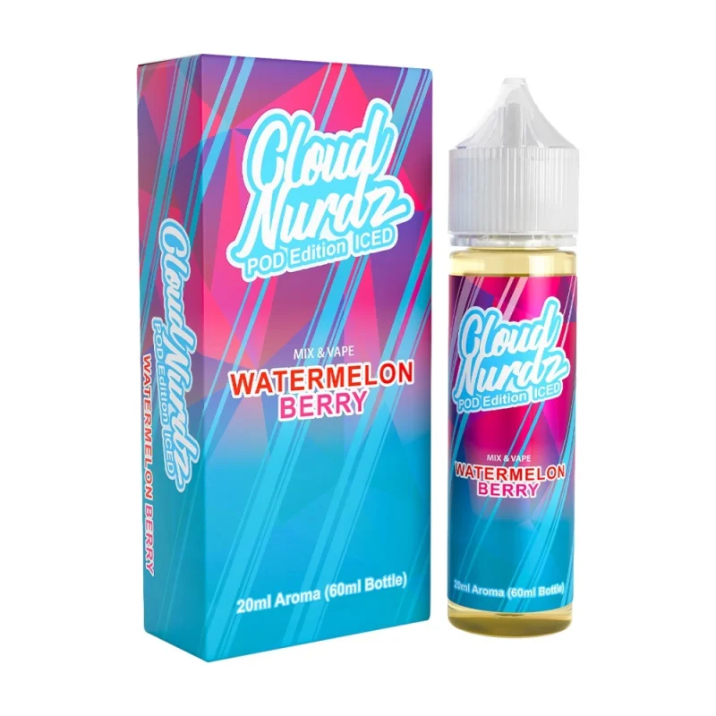 Cloud Nurdz Watermelon Berry Pod Edition Iced 20/60ml