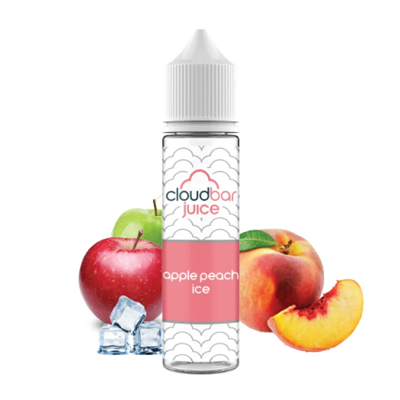 Cloudbar Juice Apple Peach 12/60ml