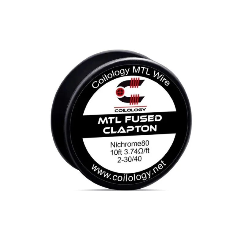 Coilology MTL Fused Clapton Ni80 2-30/40 3.74Ohm/Ft - COILOLOGY Brand - Wires & Coils
