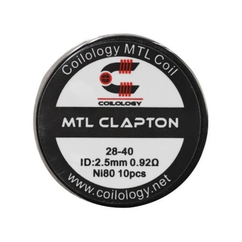 Coilology MTL Clapton Coil Ni80 0.92 Ohm 10pcs