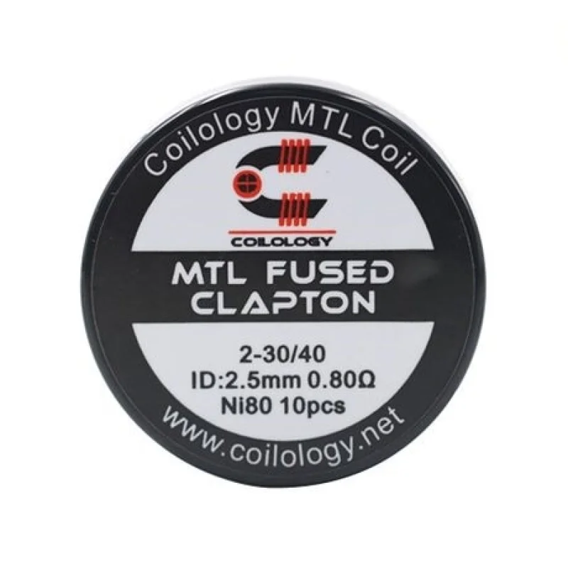 Coilology MTL Fused Clapton Coil Ni80 0.6 Ohm 10pcs
