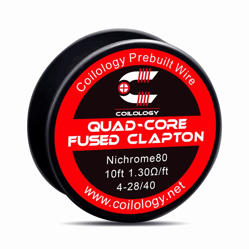 Coilology Quad Core Fused Clapton Wire 3M Ni80 1.3Ohm/M