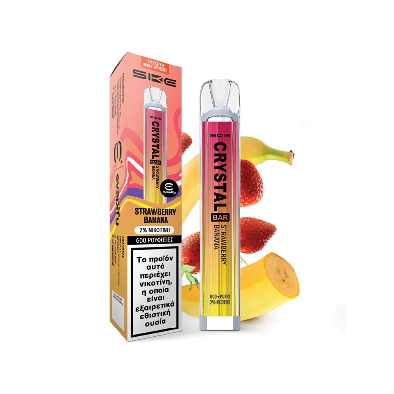 Ske Crystal Bar Strawberry Banana 20mg 2ml