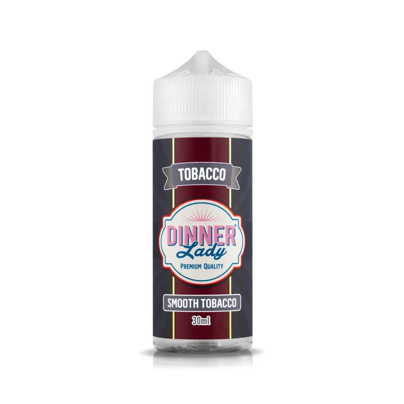 Dinner Lady Tobacco Range Smooth 30/120ml - DINNER LADY Brand - Flavour Shots