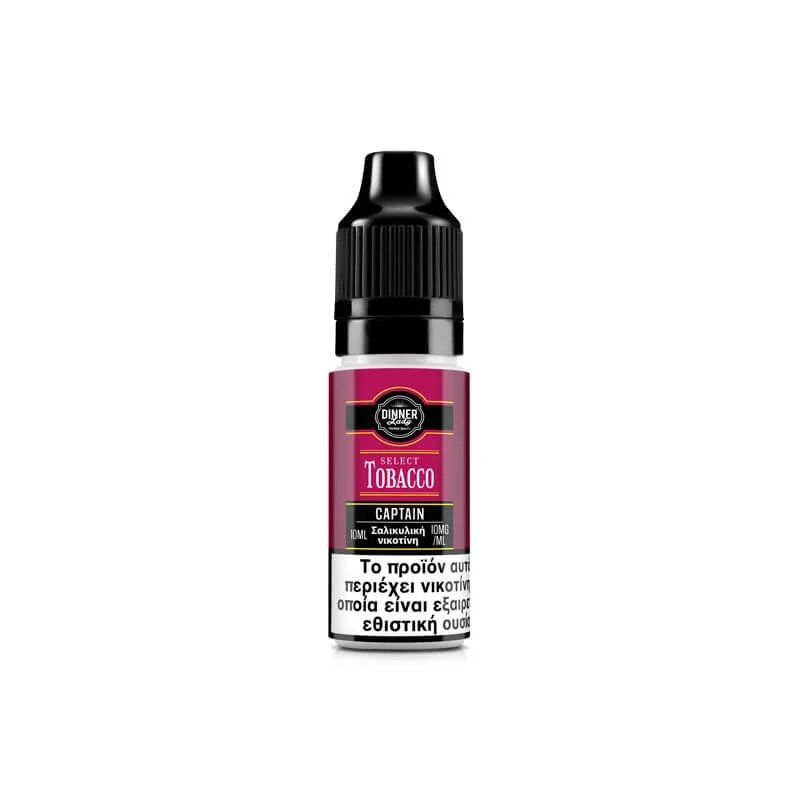 Dinner Lady Select Tobacco Bar Salts Captain 10mg 10ml