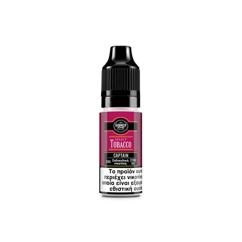 Dinner Lady Select Tobacco Bar Salts Captain 10ml 20mg