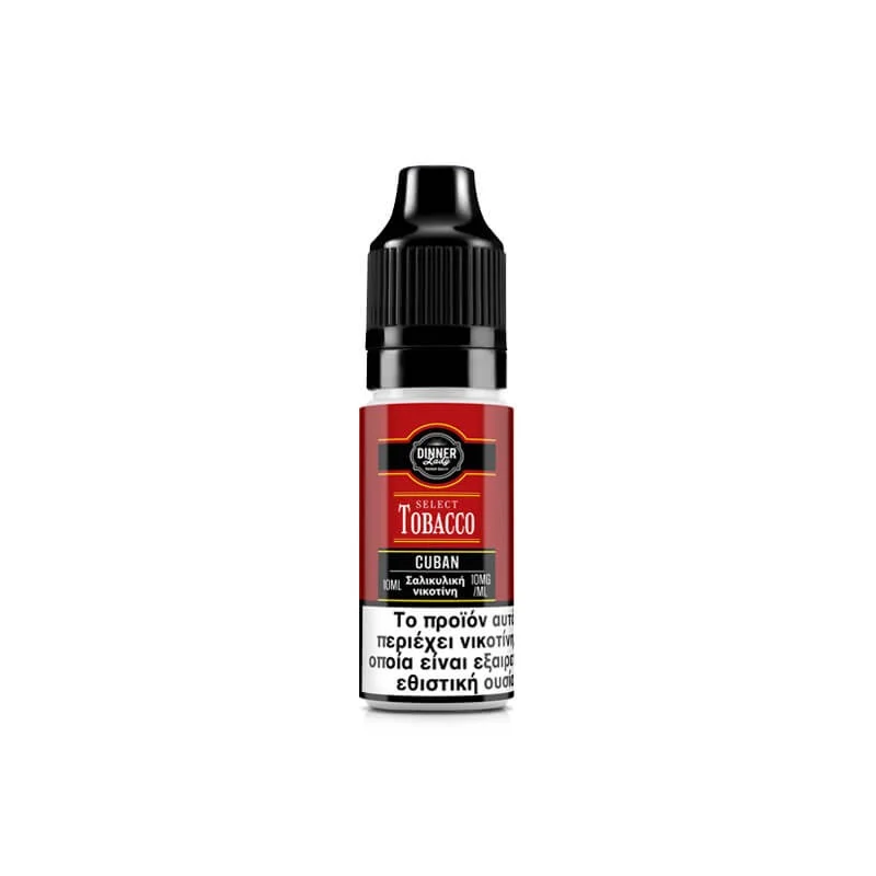 Dinner Lady Select Tobacco Bar Salts Cuban 10ml 10mg