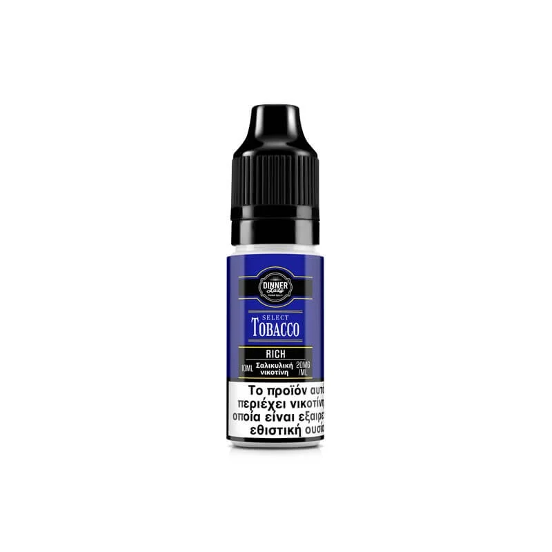Dinner Lady Select Tobacco Bar Salts Rich 10ml 20mg