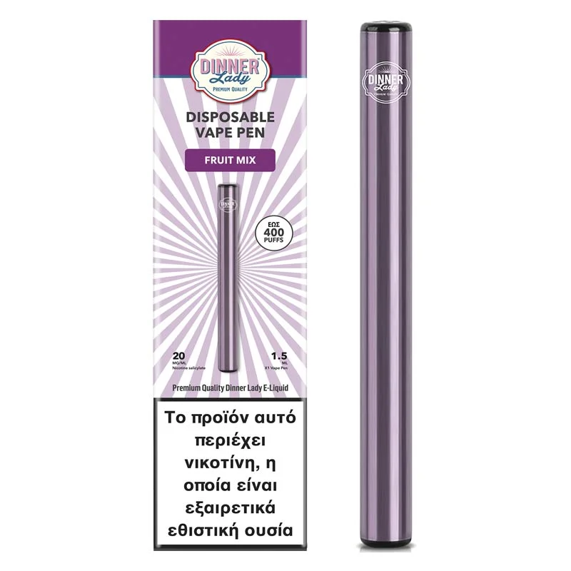 Dinner Lady Fruit Mix Vape Pen 1.5ml 20mg