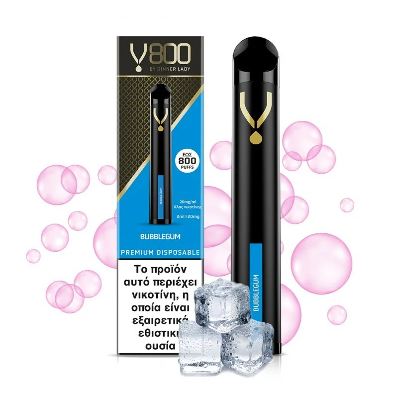 Dinner Lady V800 Bubble Gum 2ml 20mg - DINNER LADY Brand - Disposable Vapes