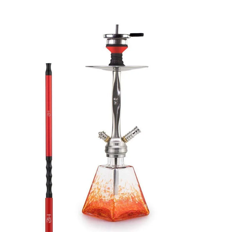DUM Shisha H2 038 Pyramid 41cm Red