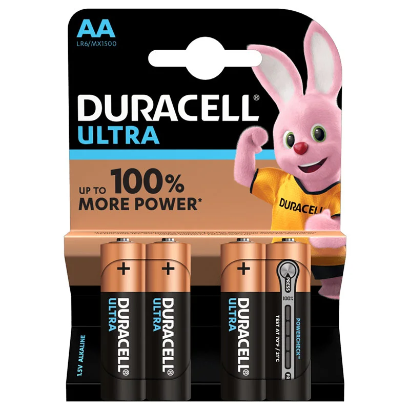 Duracell 4XAA Ultra 1.5V Alkaline