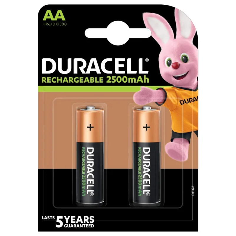 Duracell 2X Aa Rechargeable 2500mAh