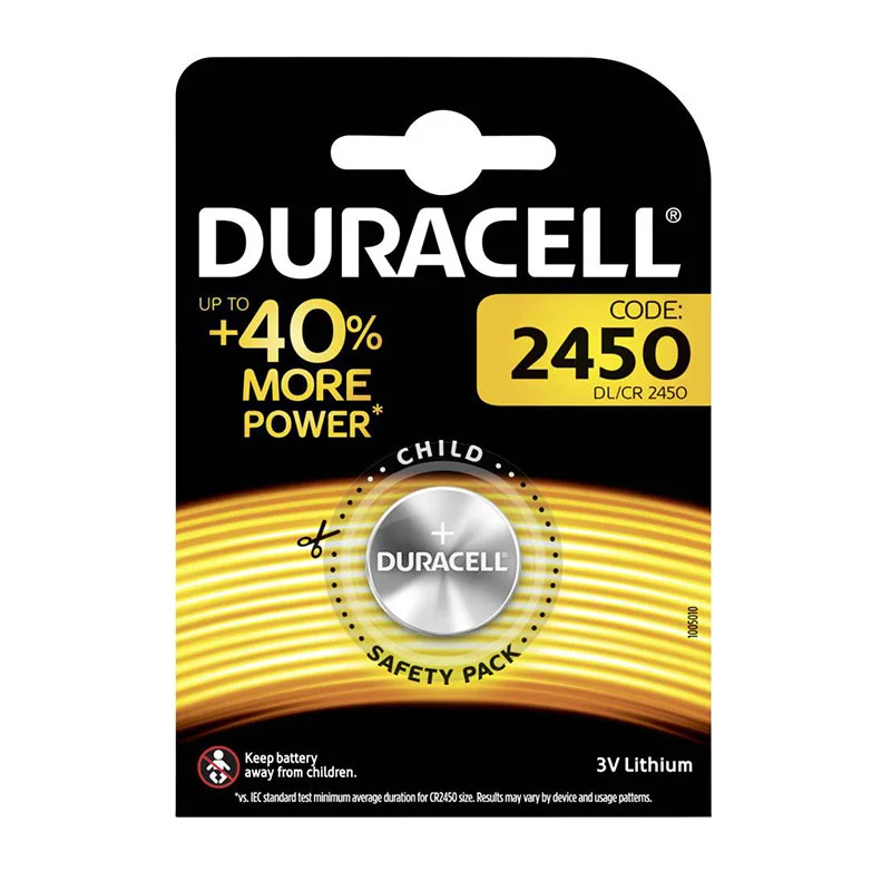 Duracell CR2450 3V - DURACELL Brand - Batteries & Chargers