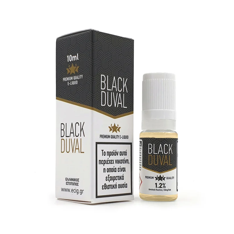 eCig Hellas Tobacco Black Duval 10ml 12mg/ml