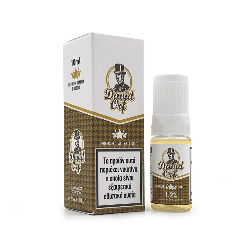 eCig Hellas Tobacco David Orf 10ml 12mg/ml