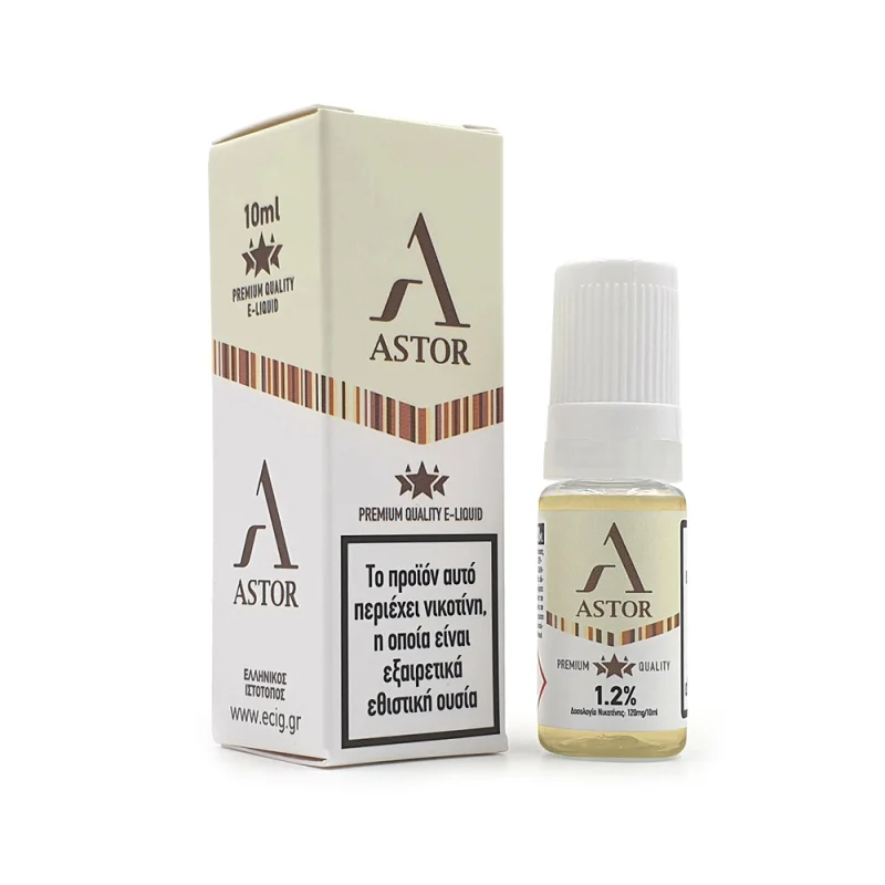 eCig Hellas Tobacco 10ml Astor - 10ml 6mg/ml