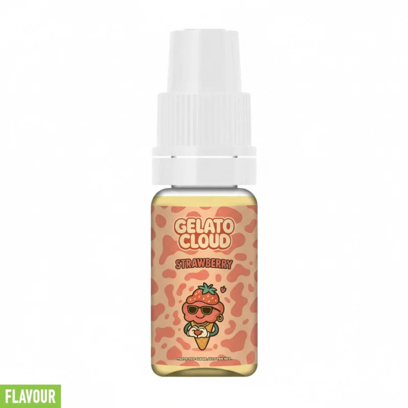 eCig Hellas Flavour Strawberry Gelato Cloud 10ml