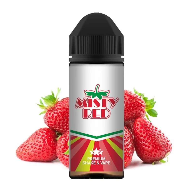 eCig Hellas Strawberry Misty Red 30/120ml