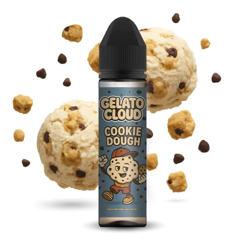 eCig Hellas Gelato Cloud Cookie Dough 10/60ml