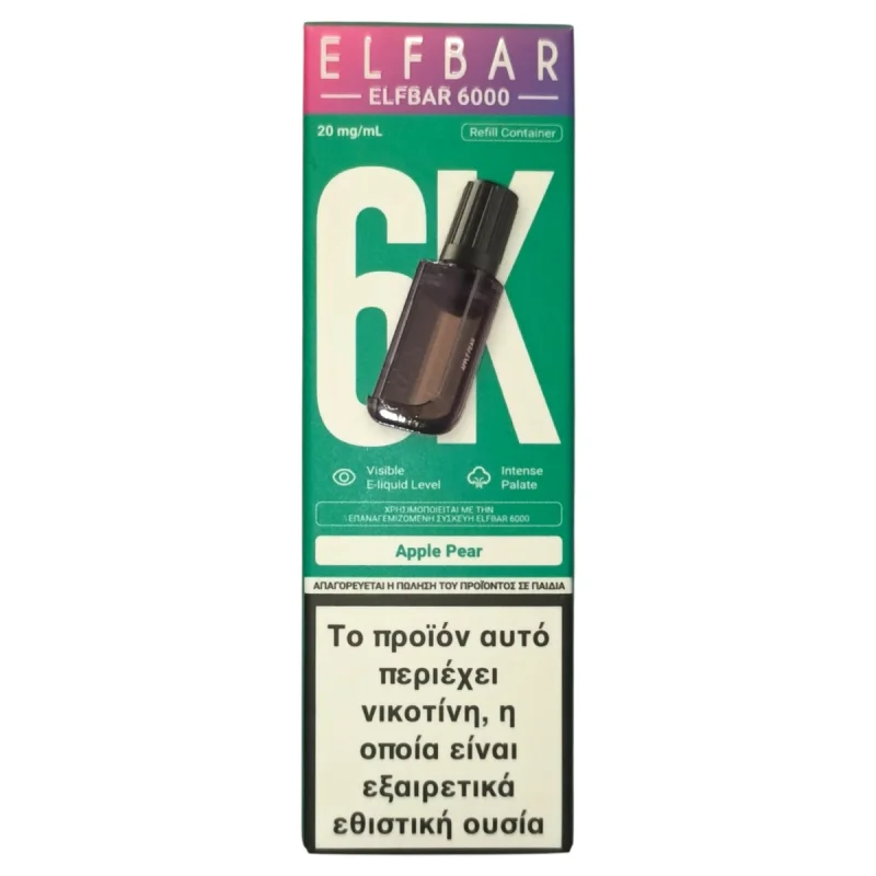 ELF BAR 6000 Apple Pear 10ml 20mg/ml
