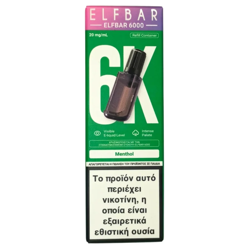 ELF BAR 6000 Menthol 10ml 20mg/ml