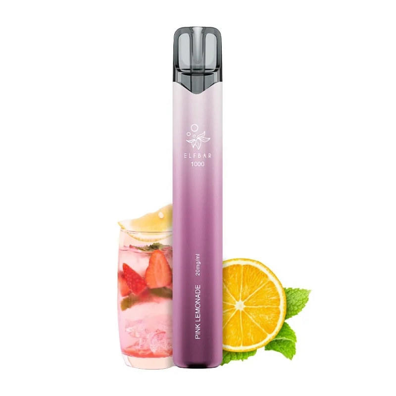 ELF BAR 1000 Pink Lemonade 20mg 2ml - ELF BAR Brand - Disposable Vapes