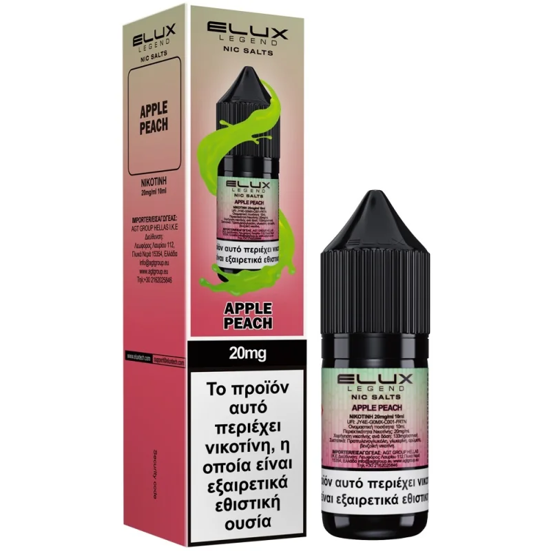 Elux Apple Peach Salt 20mg 10ml