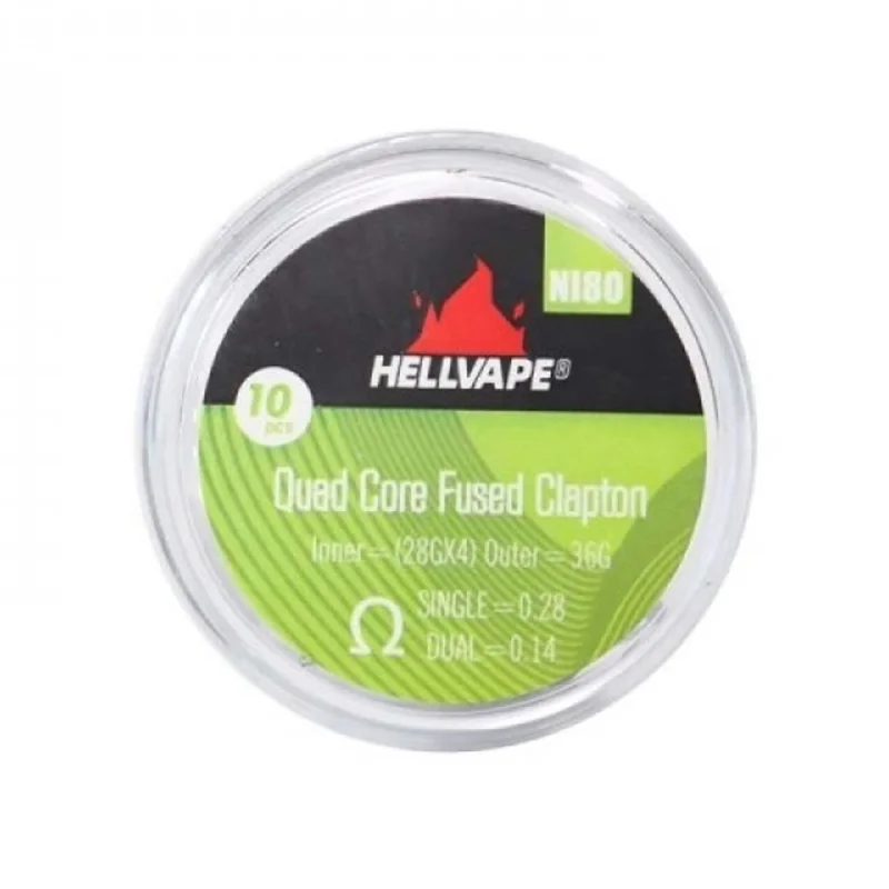 Hellvape Ni80 Quad Core Fused Clapton Coils