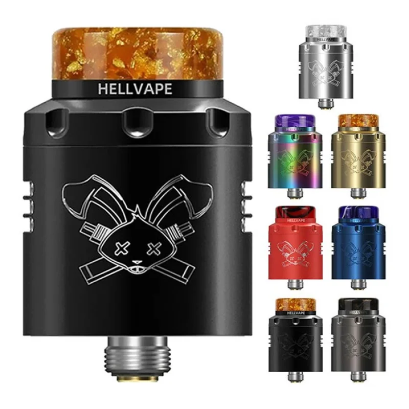 Hellvape Dead Rabbit 3 RDA Matte Full Μαύρο