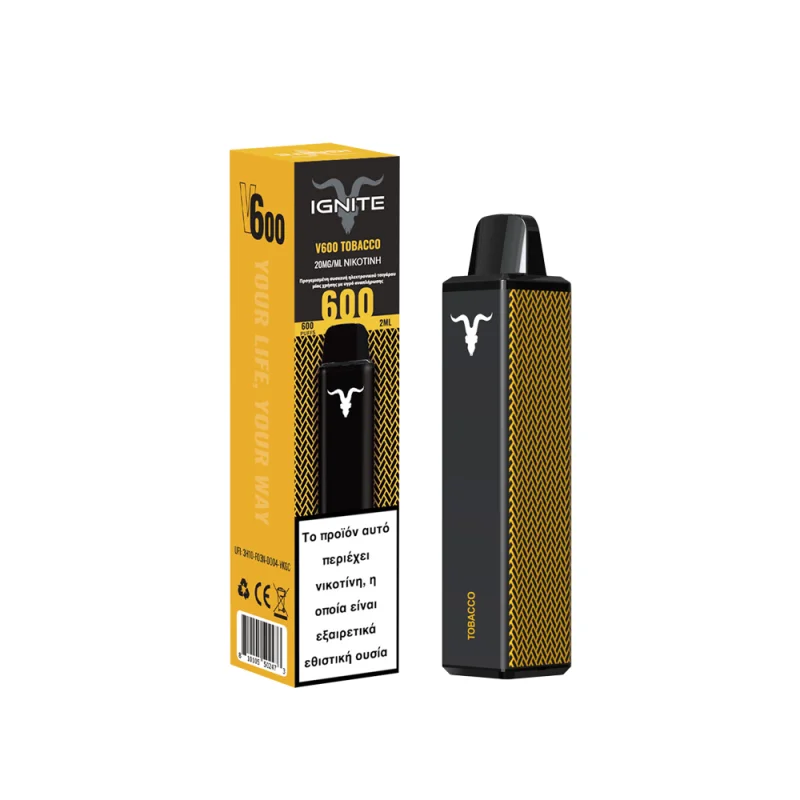 Ignite V600 Tobacco 20mg 2ml