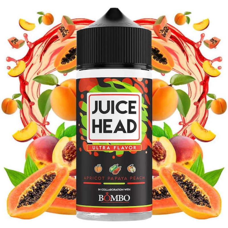 Juice Head Apricot Papaya Peach 30/120ml - JUICE HEAD Brand - Flavour Shots