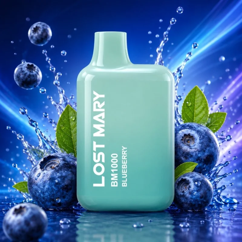 Lost Mary BM1000 Blueberry 20mg 2ml - LOST MARY Brand - Disposable Vapes