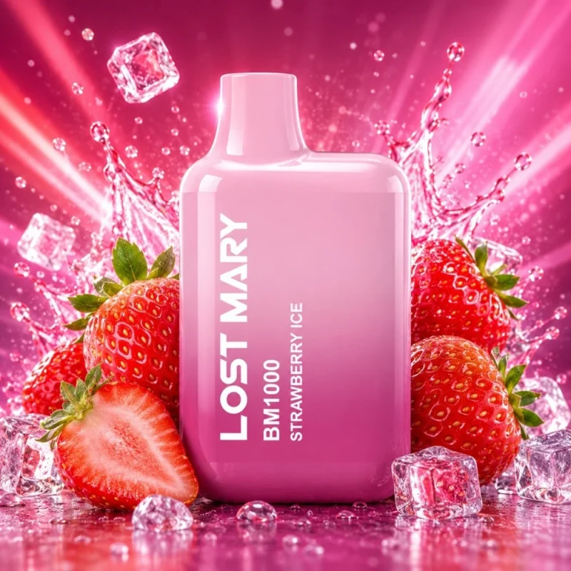 Lost Mary BM1000 Strawberry Ice 20mg 2ml
