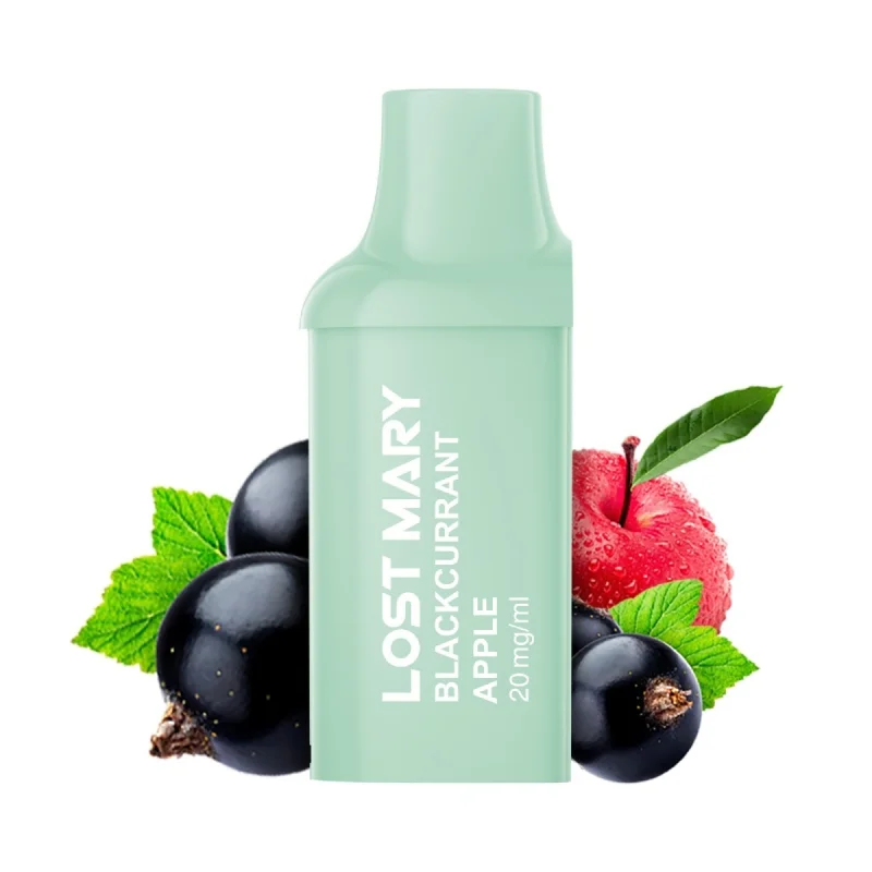 Lost Mary BM1000 Pod Blackcurrant Apple 2ml 20mg - LOST MARY Brand - Disposable Vapes