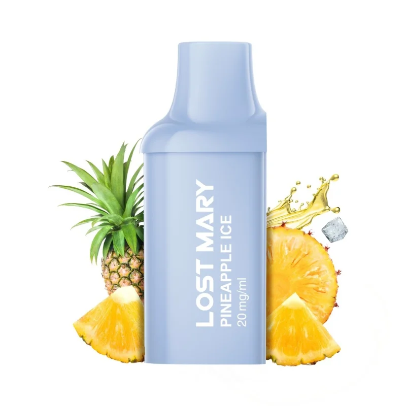 Lost Mary BM1000 Pod Pineapple Ice 2ml 20mg - LOST MARY Brand - Disposable Vapes