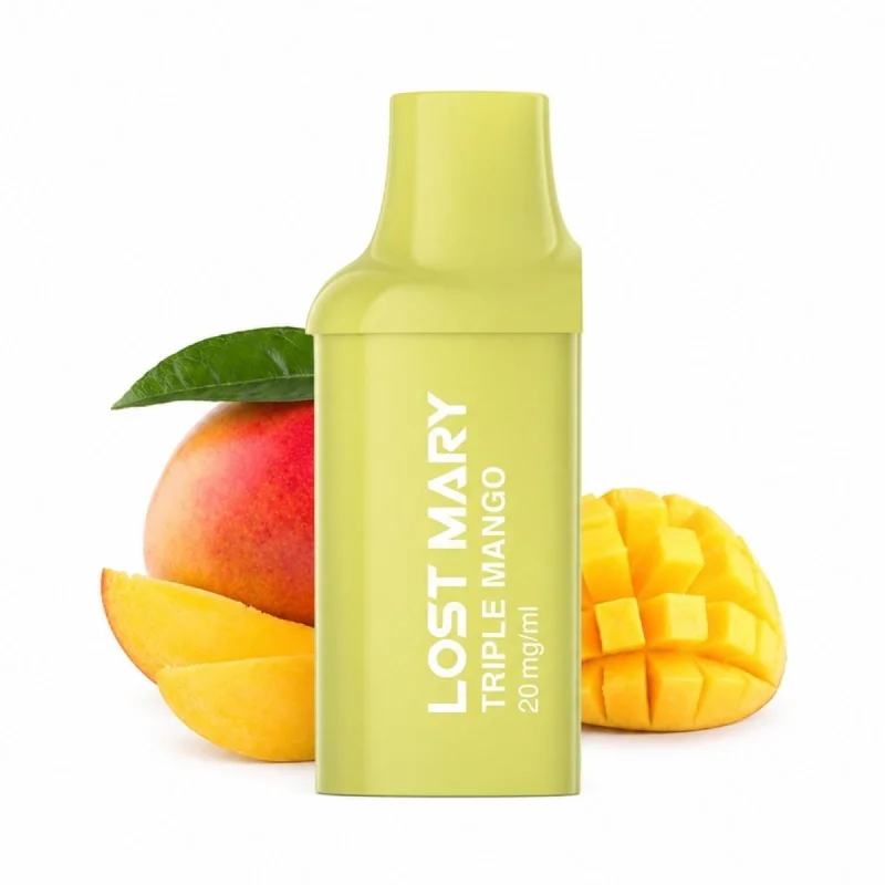 Lost Mary BM1000 Pod Triple Mango 2ml 20mg - LOST MARY Brand - Disposable Vapes