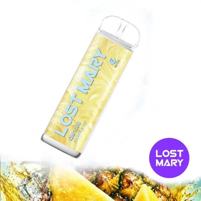 Lost Mary QM1000 Pineapple Ice 2ml 20mg - LOST MARY Brand - Disposable Vapes