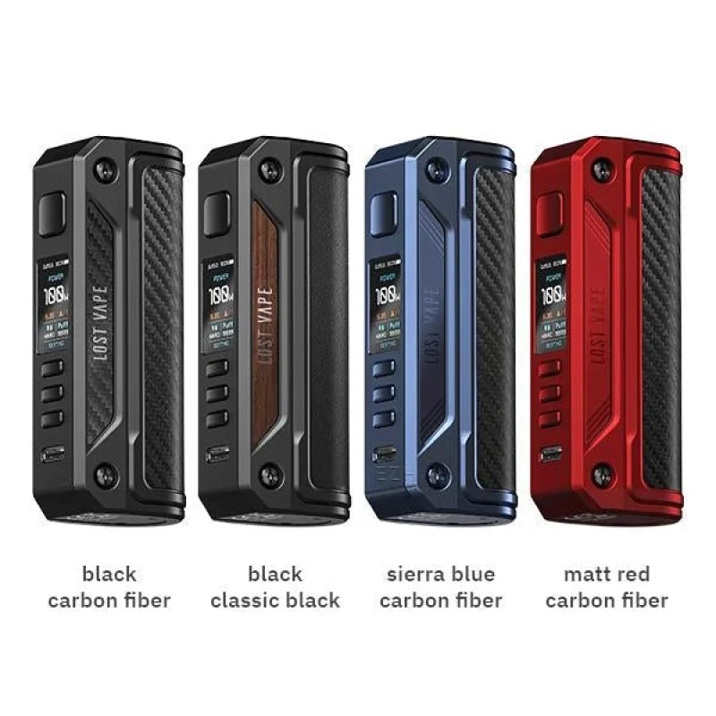 Lost Vape Thelema Solo 100W Stainless Steel Carbon Fiber