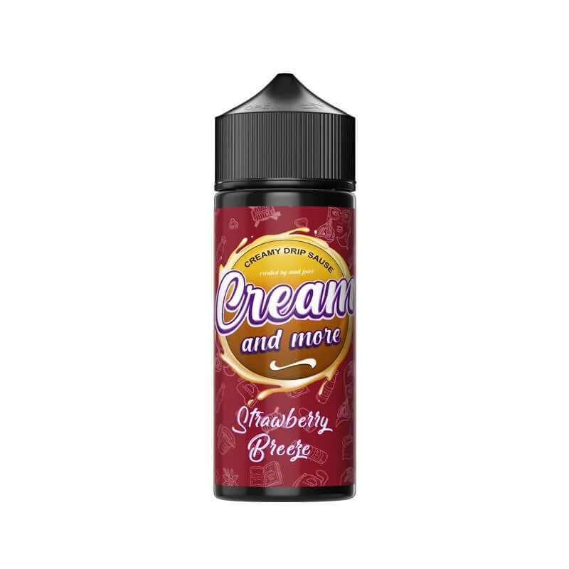 Mad Juice Cream And More Strawberry Breeze 24/120ml