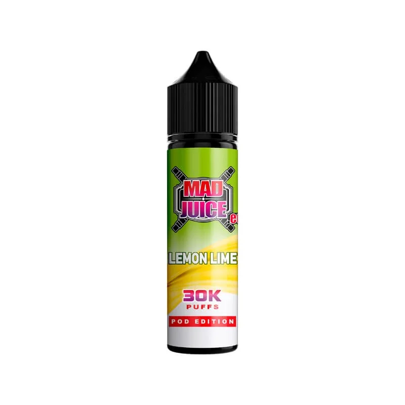Mad Juice Pod Edition Lemon Lime 12/60ml - MAD JUICE Brand - Flavour Shots