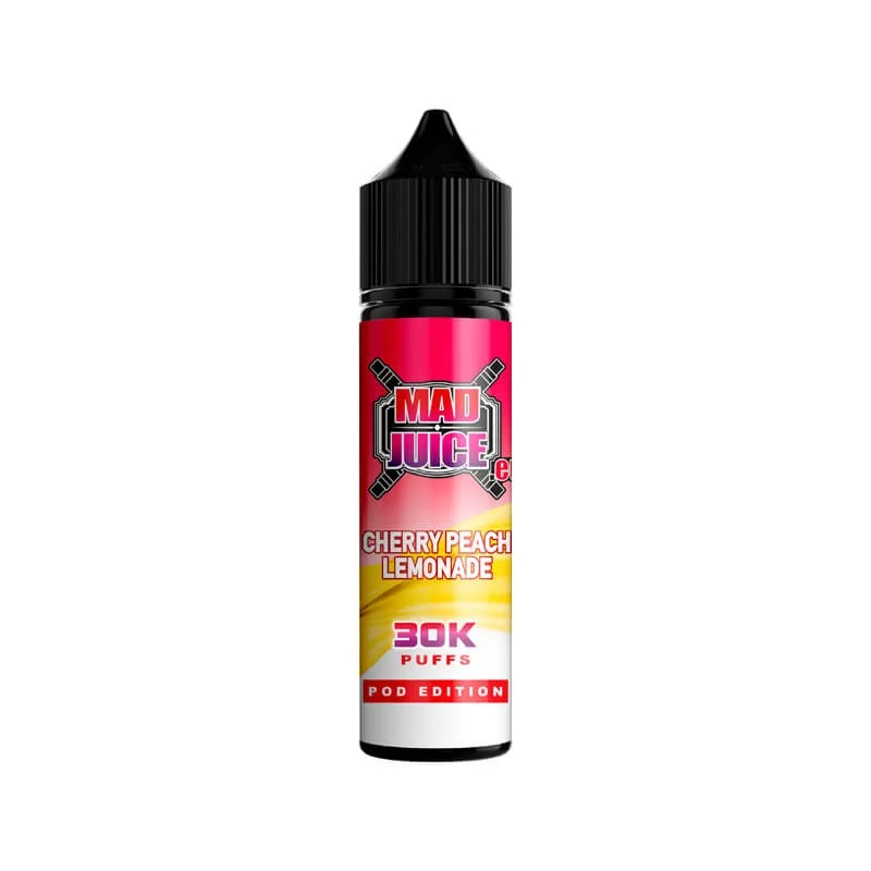 Mad Juice Pod Edition Cherry Peach Lemonade 12/60ml - MAD JUICE Brand - Flavour Shots