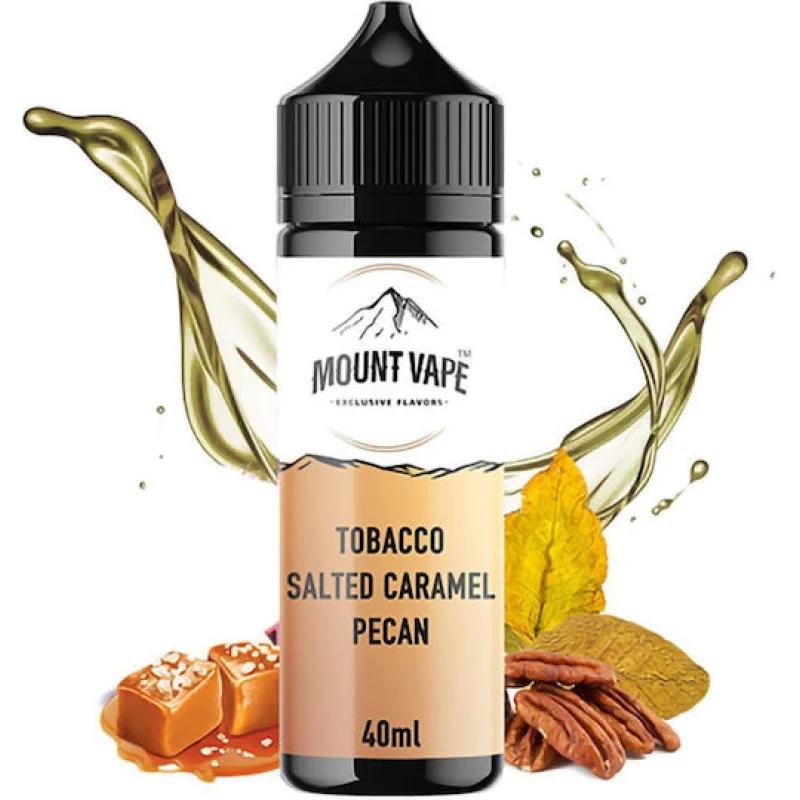 Mount Vape Tobacco Salted Caramel Pecan 40/120ml - MOUNT VAPE Brand - Flavour Shots