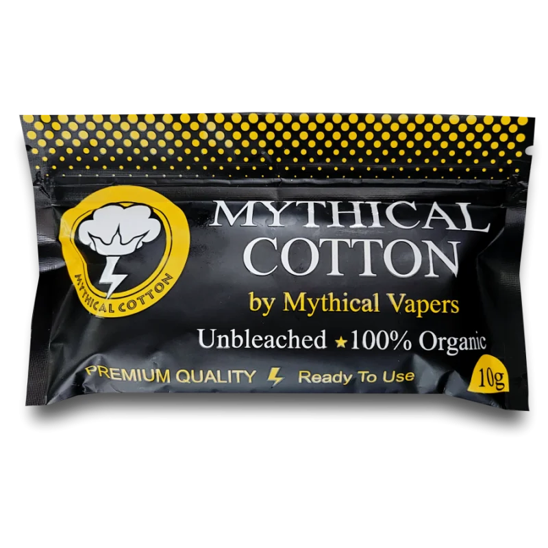 Mythical Vapers Cotton Vaping Organic 10g - MYTHICAL VAPERS Brand - Cotton